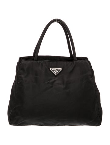 Prada Handle Bags Enameled Metal Triangle Top Bag Vintage