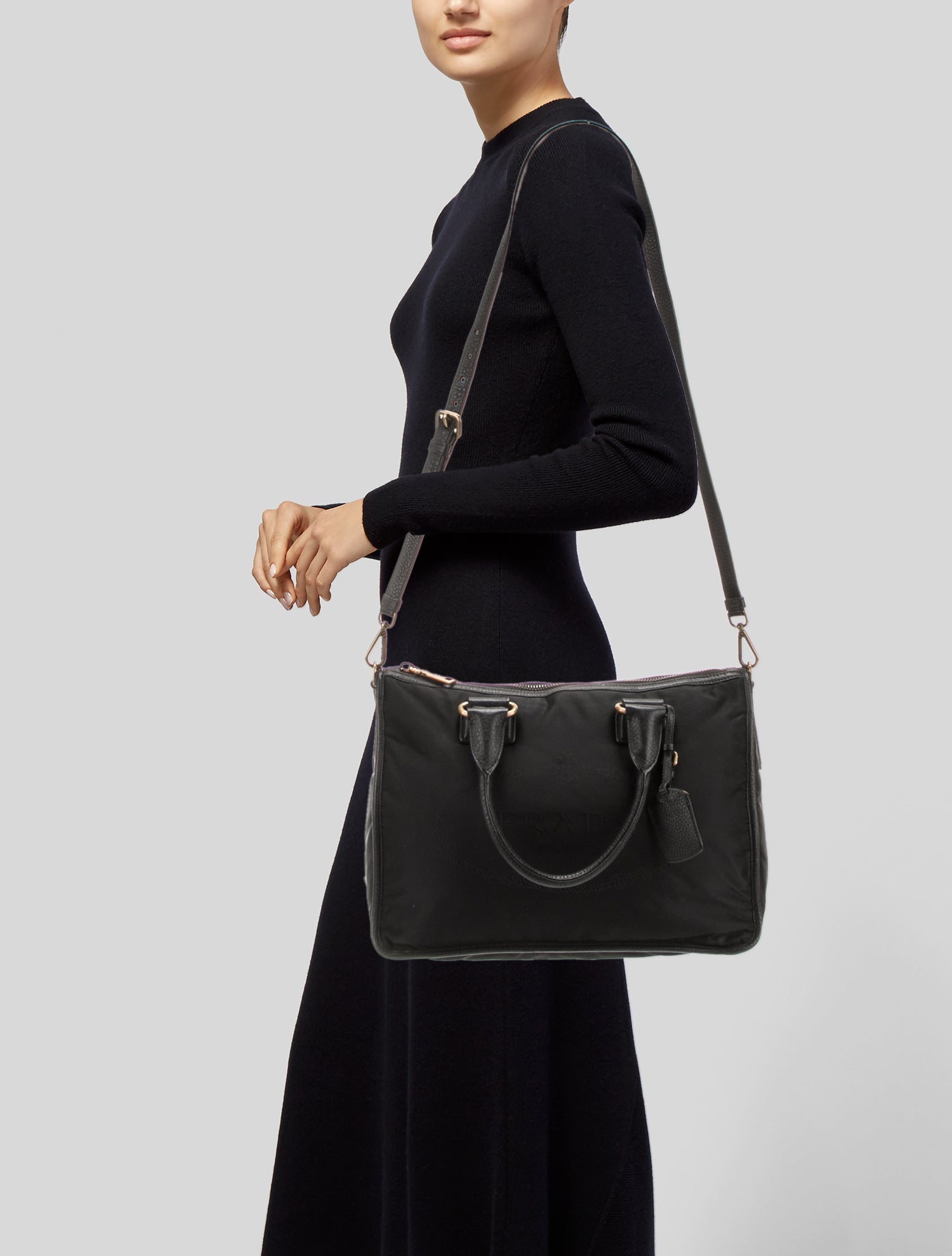 Prada Signature Shoulder Bag