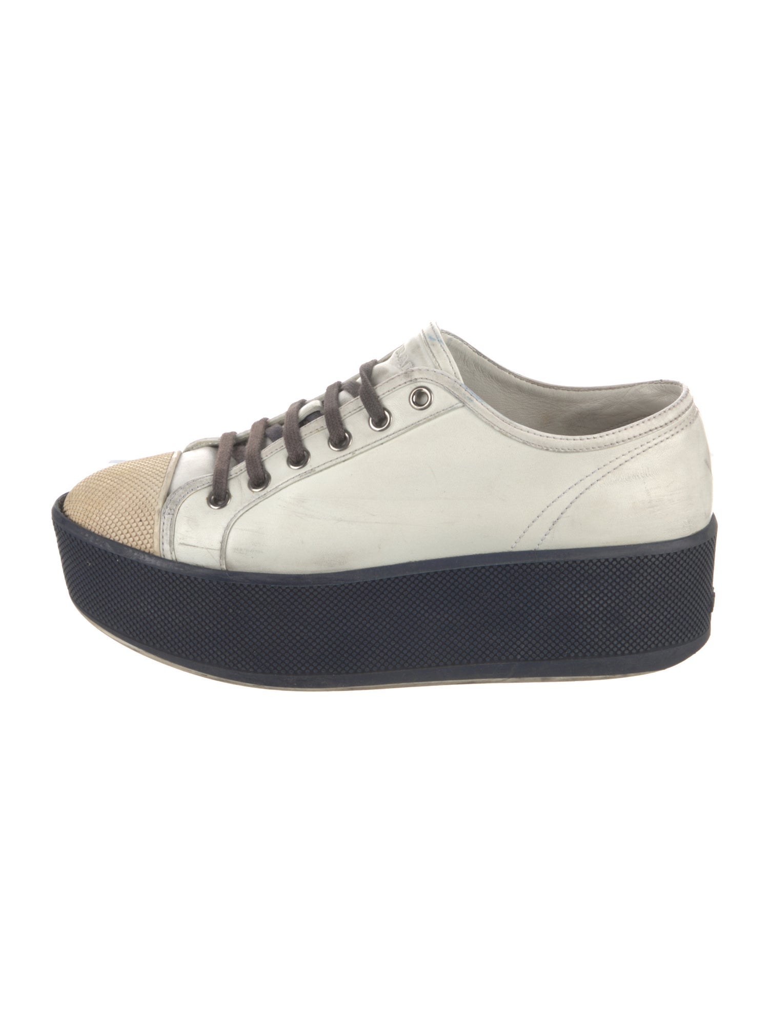 Prada Leather Sneakers