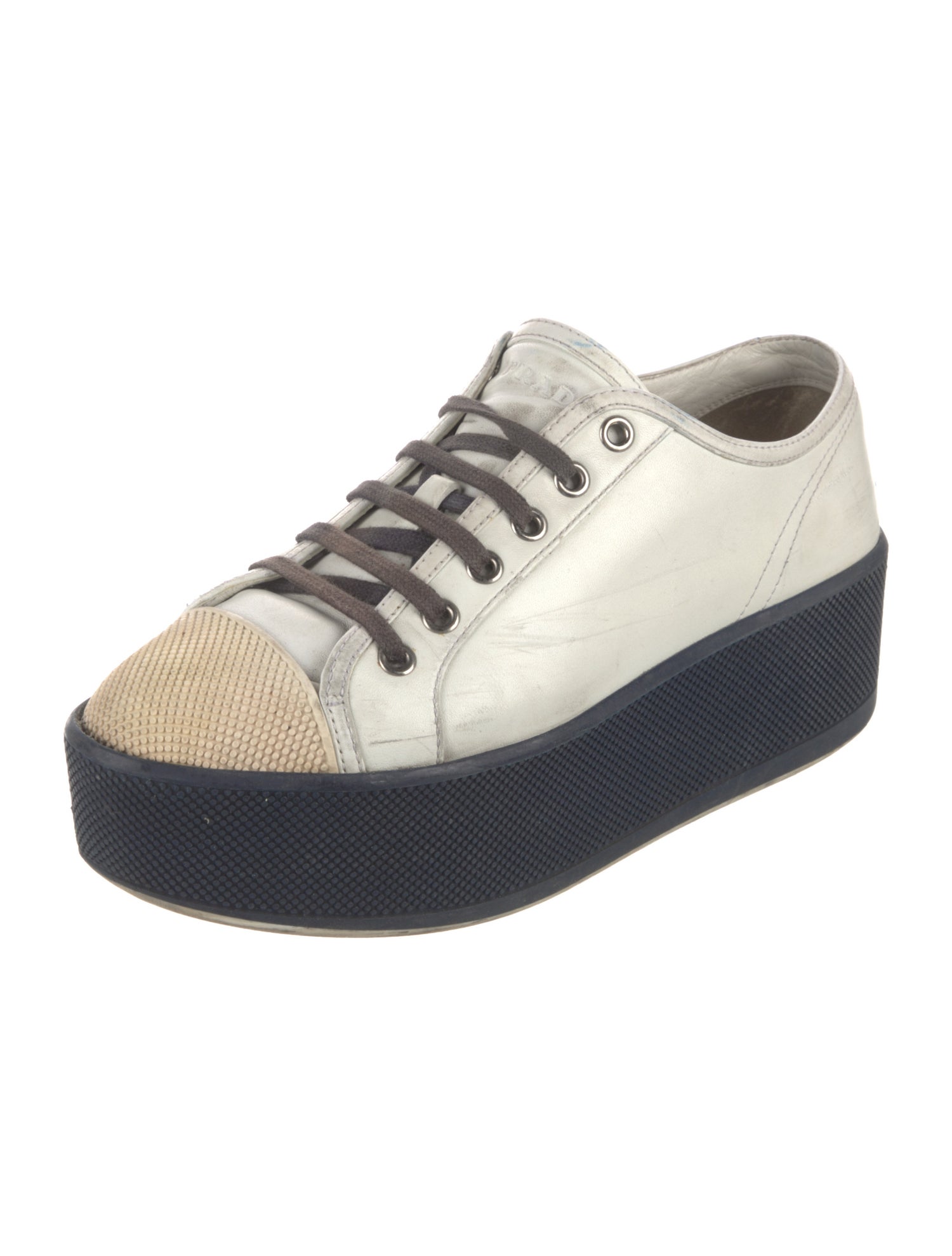 Prada Leather Sneakers