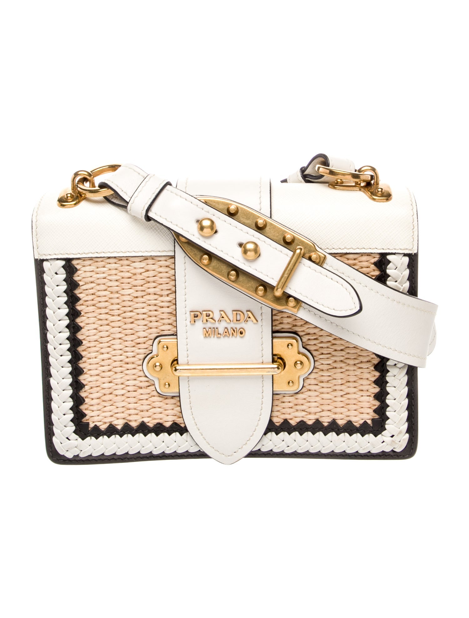 Prada City Calf Leather Cahier