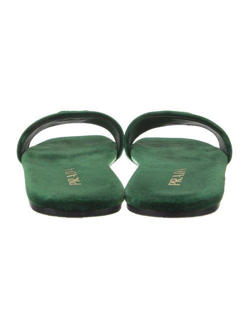 Prada Velvet Slides