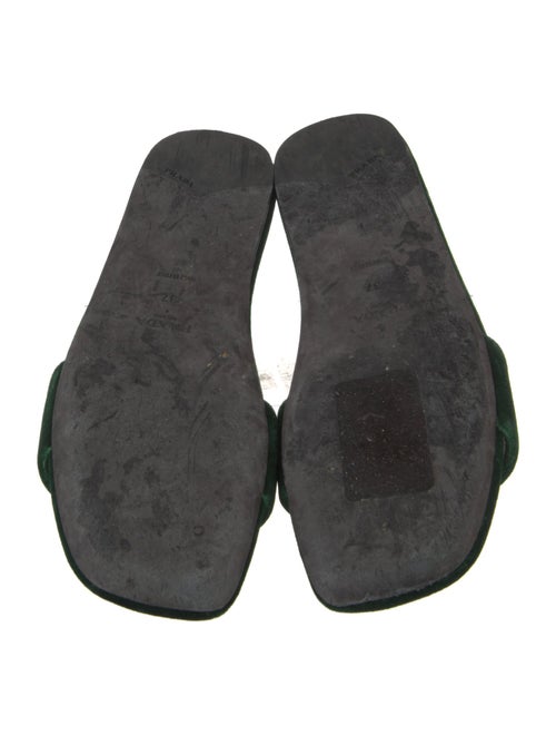 Prada Velvet Slides