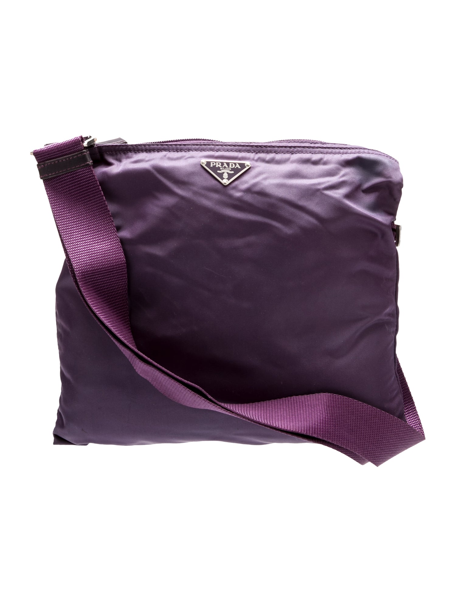 Prada Vela Nylon Messenger Bag