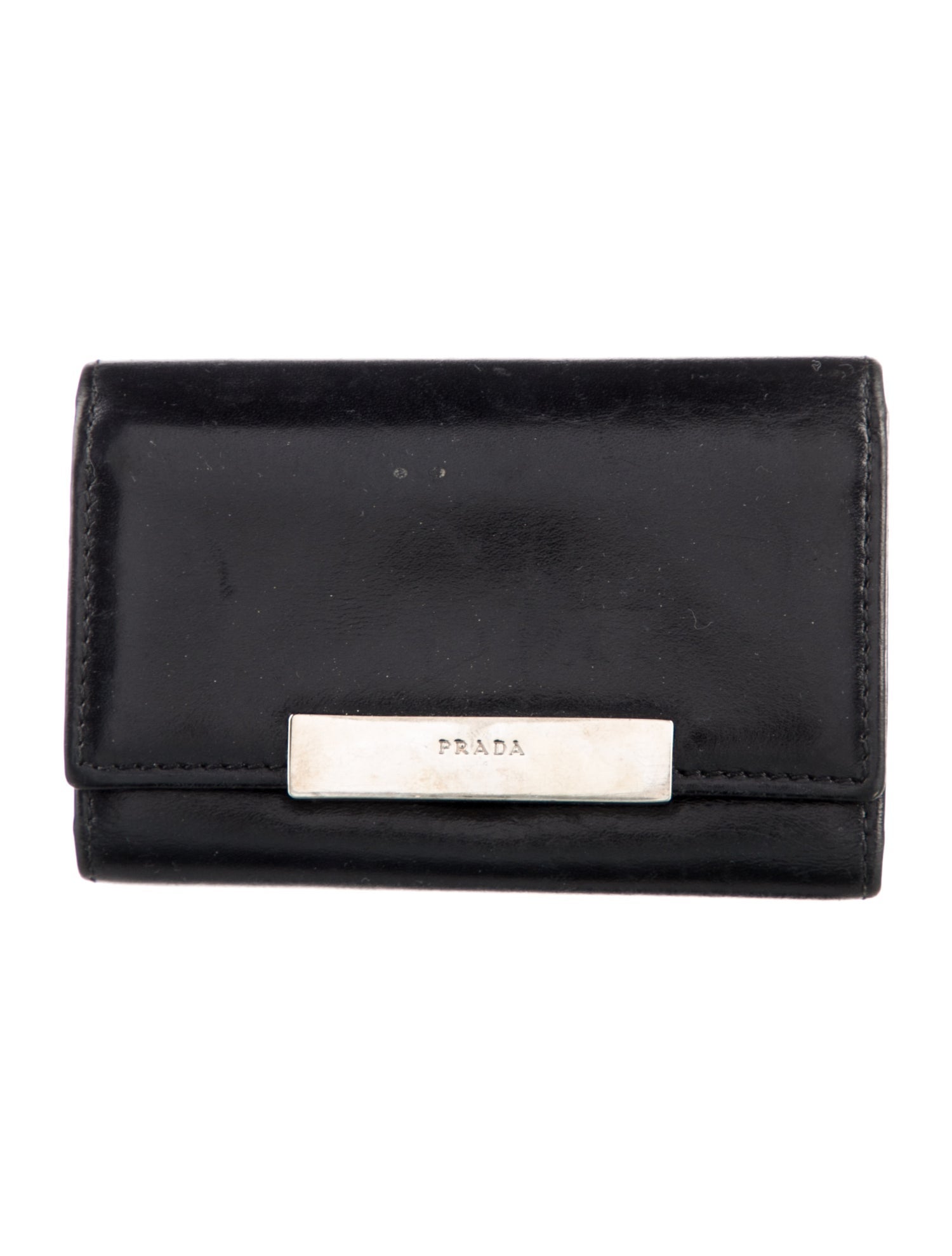 Prada Vitello Leather Compact Wallet