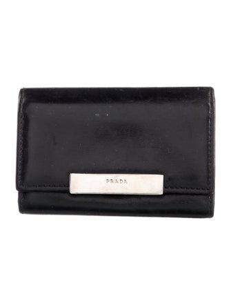 Prada Vitello Leather Compact Wallet