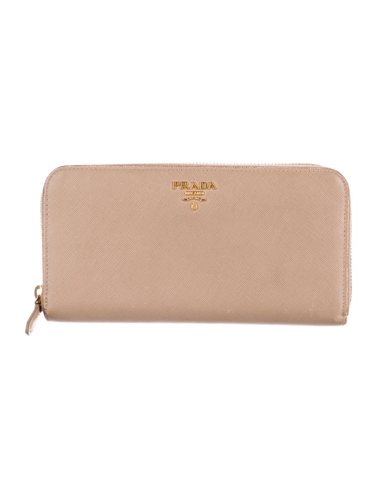 Prada Saffiano Metal Leather Continental Wallet