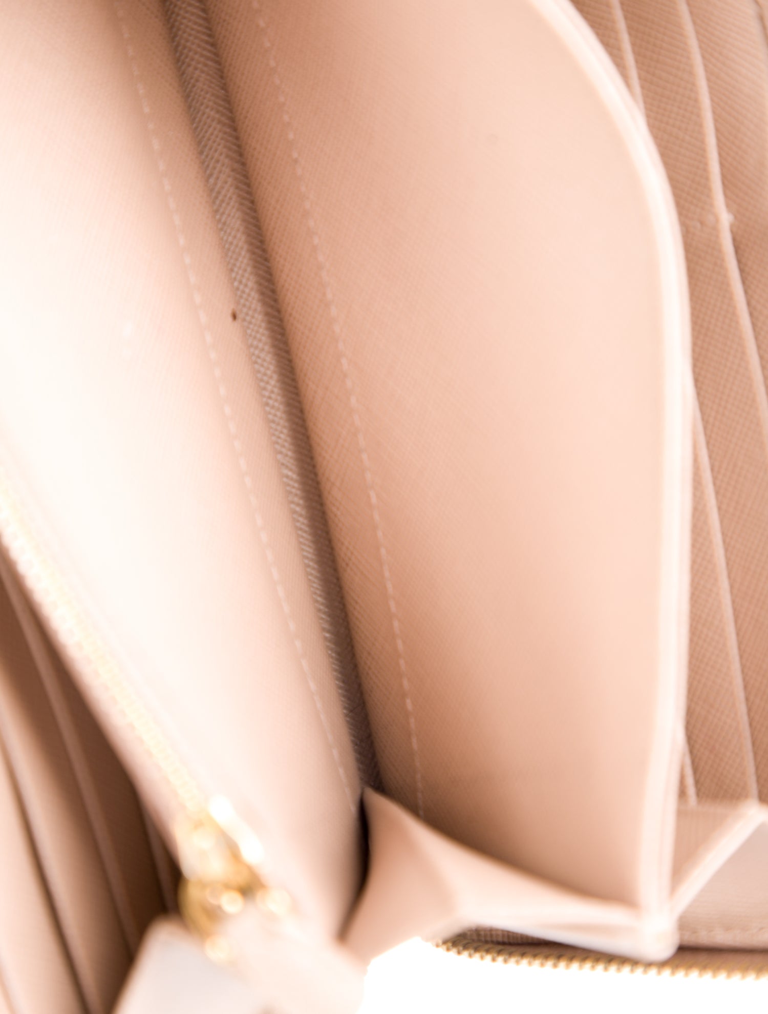 Prada Saffiano Metal Leather Continental Wallet