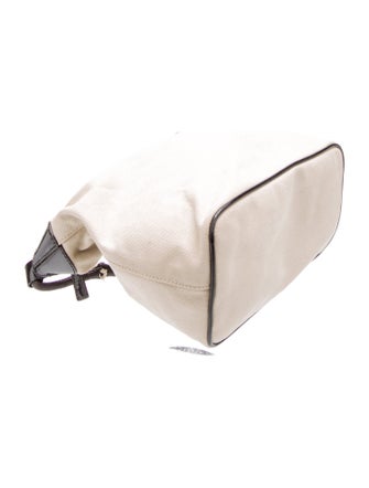 Prada Enameled Metal Triangle Hobo