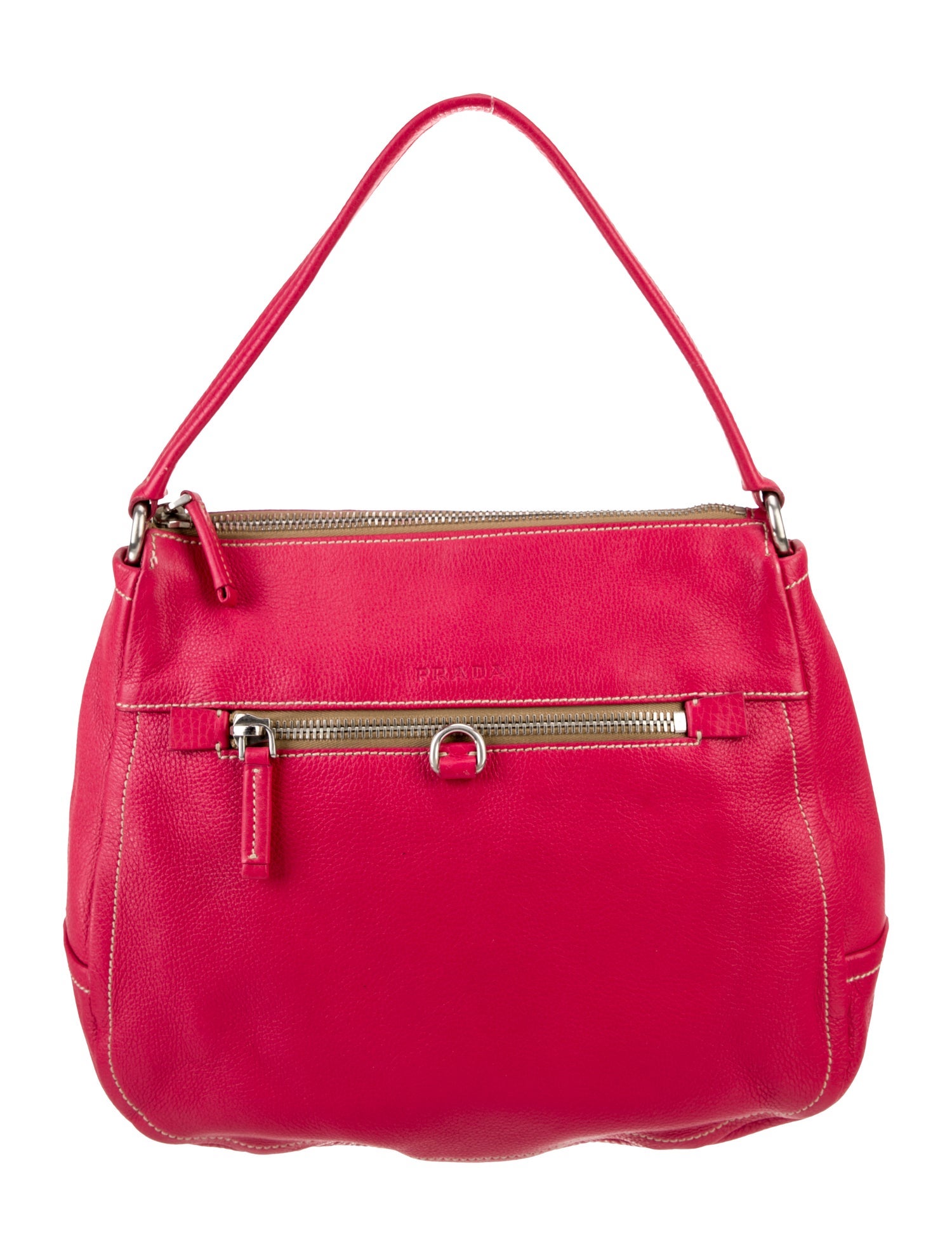Vitello Daino Leather Shoulder Bag