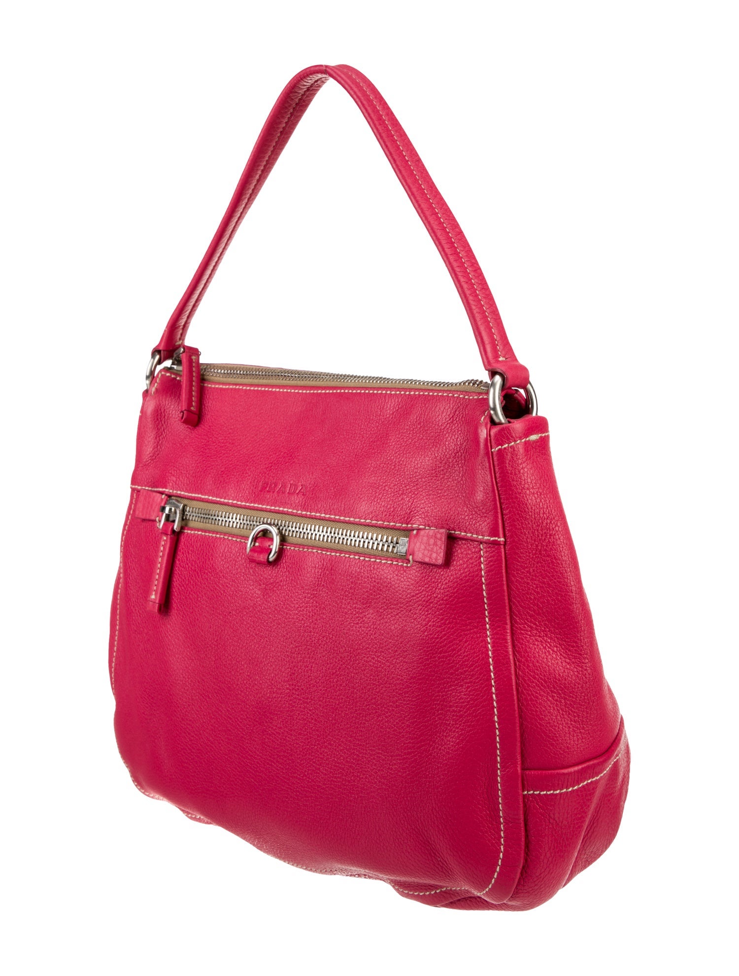 Vitello Daino Leather Shoulder Bag