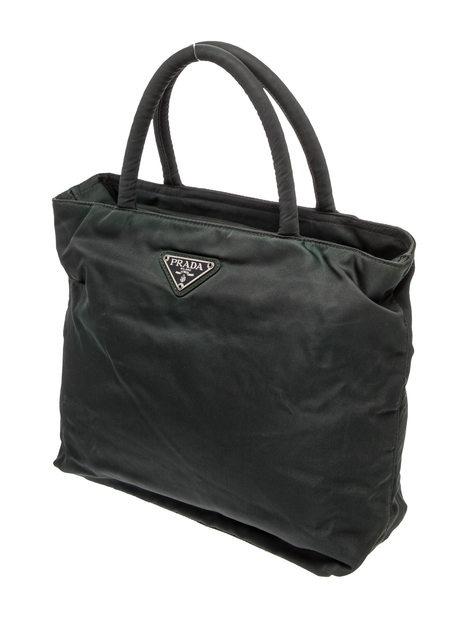 Prada Tessuto Nylon Top Handle Bag Small