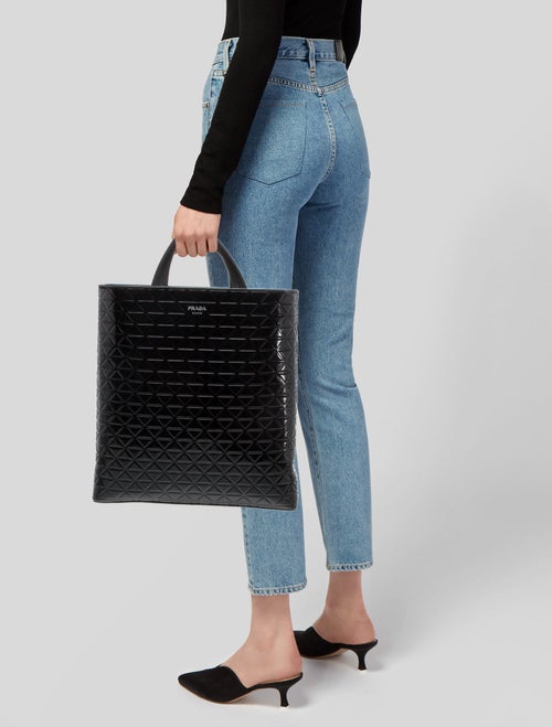 Prada Spazzolato Leather Symbole