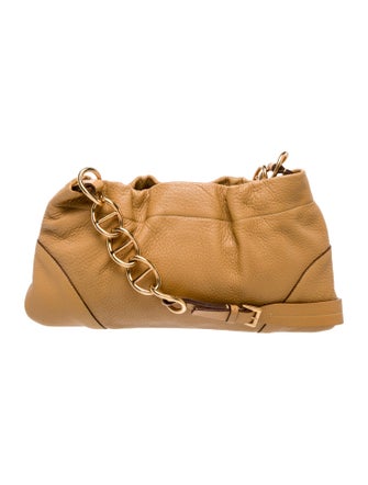 Prada Vitello Daino Leather Vitello Daino Chain Shoulder Bag Small