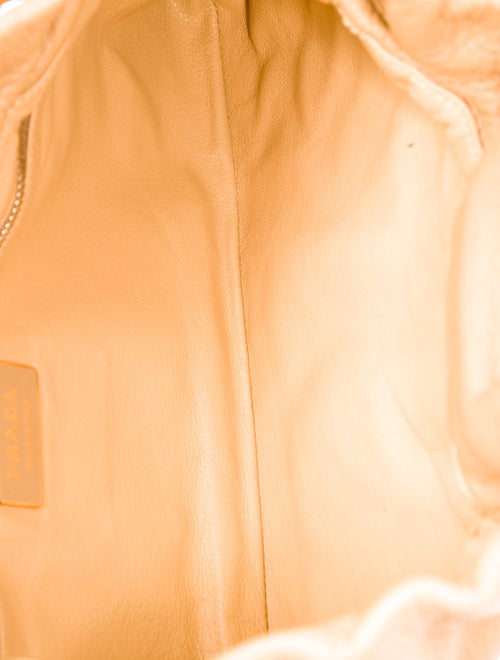 Prada Vitello Daino Leather Vitello Daino Chain Shoulder Bag Small