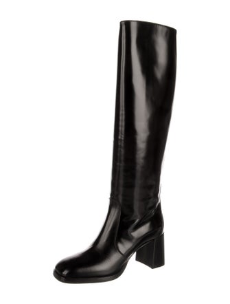 Prada Leather Riding Boots