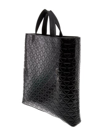 Prada Enameled Metal Triangle Tote