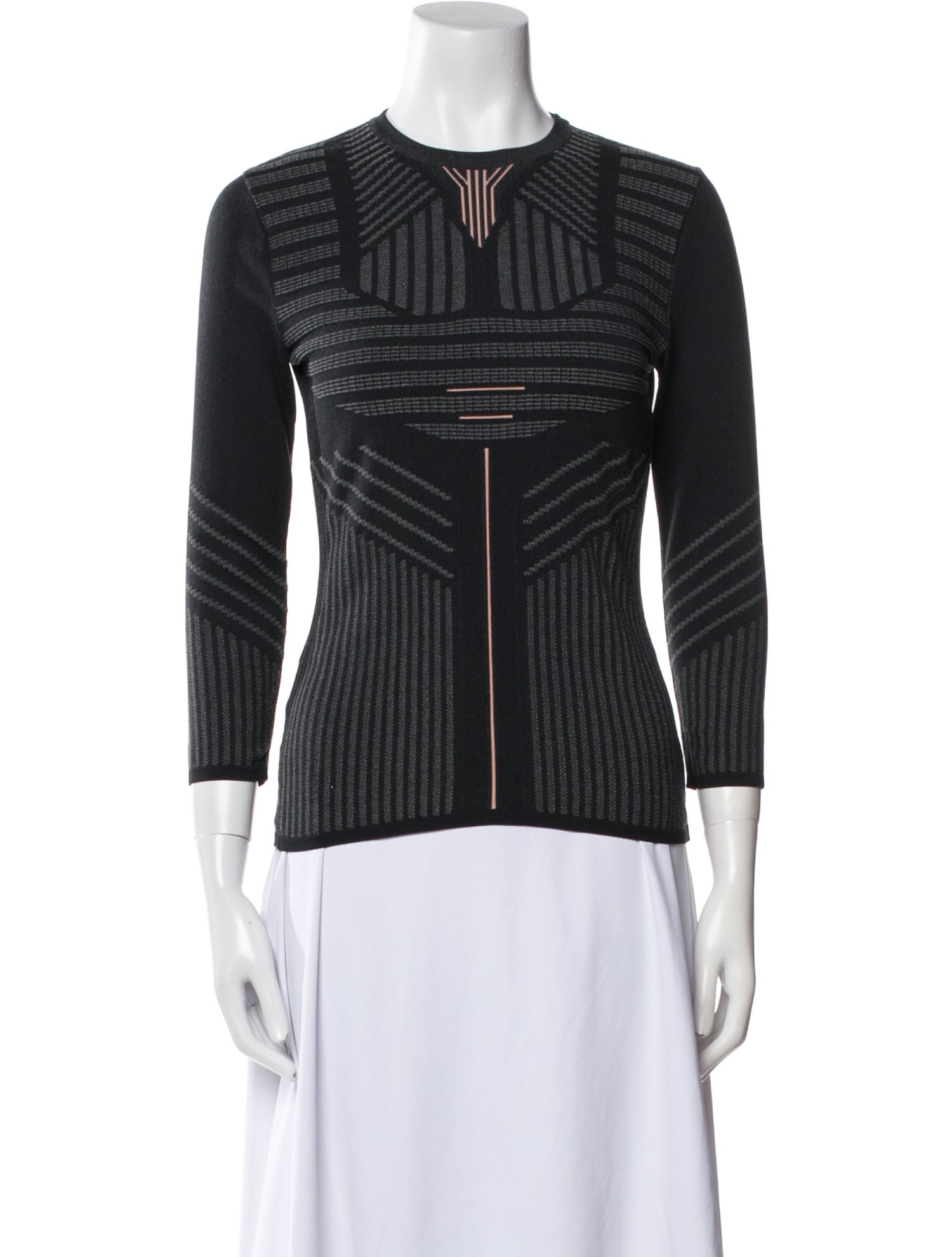 Prada 2018 Striped Top