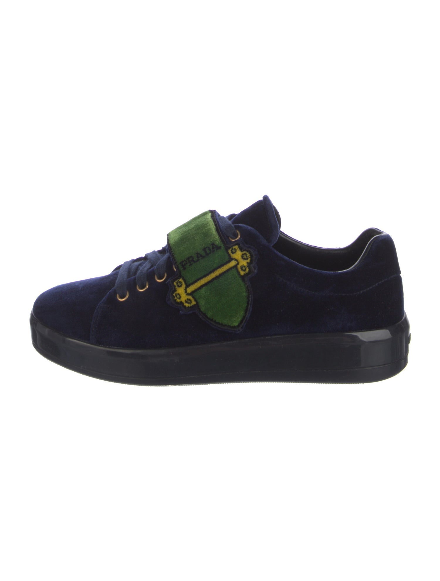 Prada Velvet Sneakers