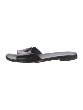 Prada Leather Slides