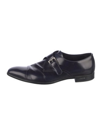 Prada Leather Monk Straps