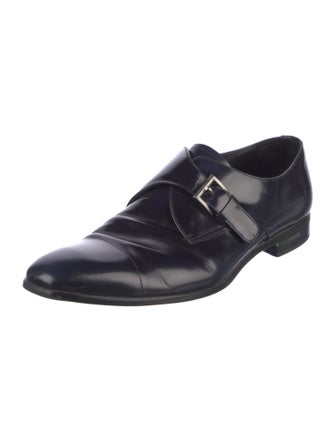 Prada Leather Monk Straps