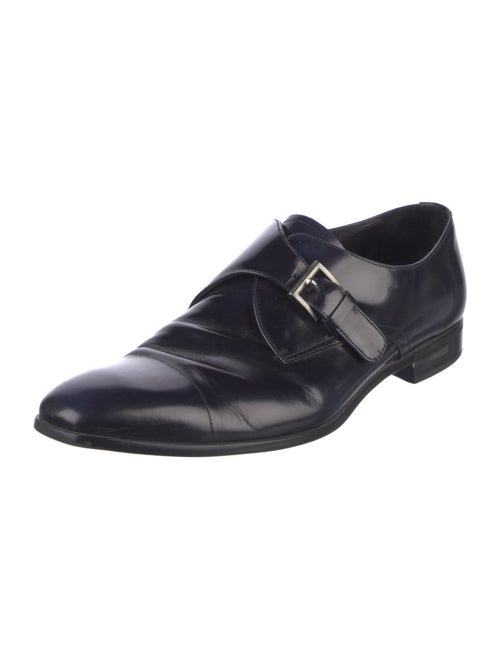 Prada Leather Monk Straps