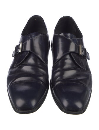 Prada Leather Monk Straps