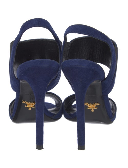 Prada Suede Slingback Sandals