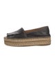 Prada Leather Espadrilles