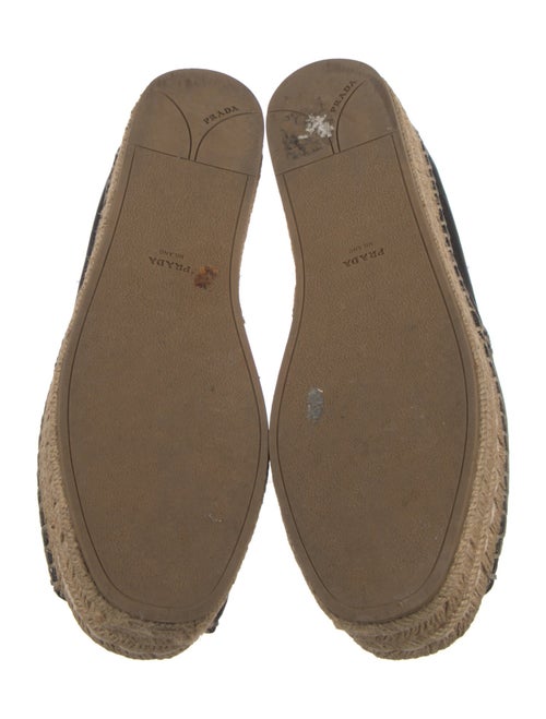 Prada Leather Espadrilles