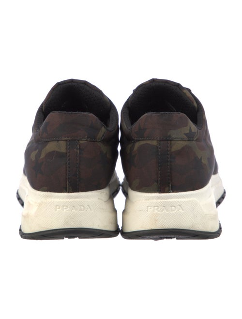 Prada Canvas Printed Sneakers