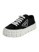Prada Nylon Graphic Print Sneakers