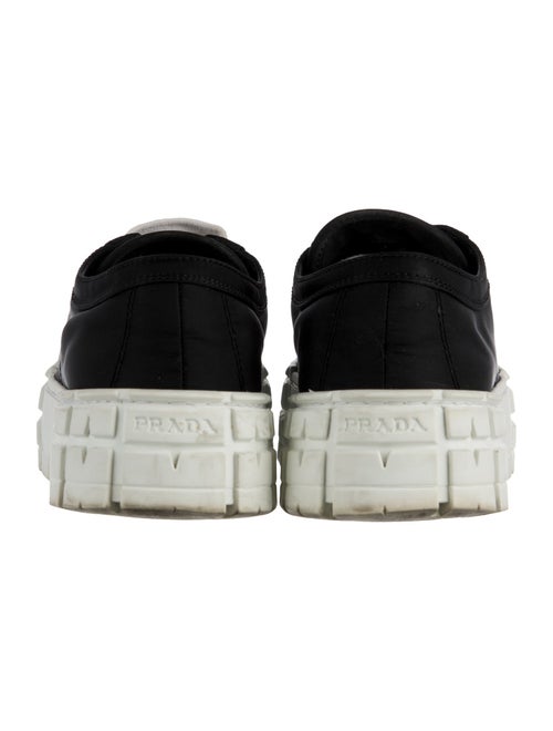 Prada Nylon Graphic Print Sneakers
