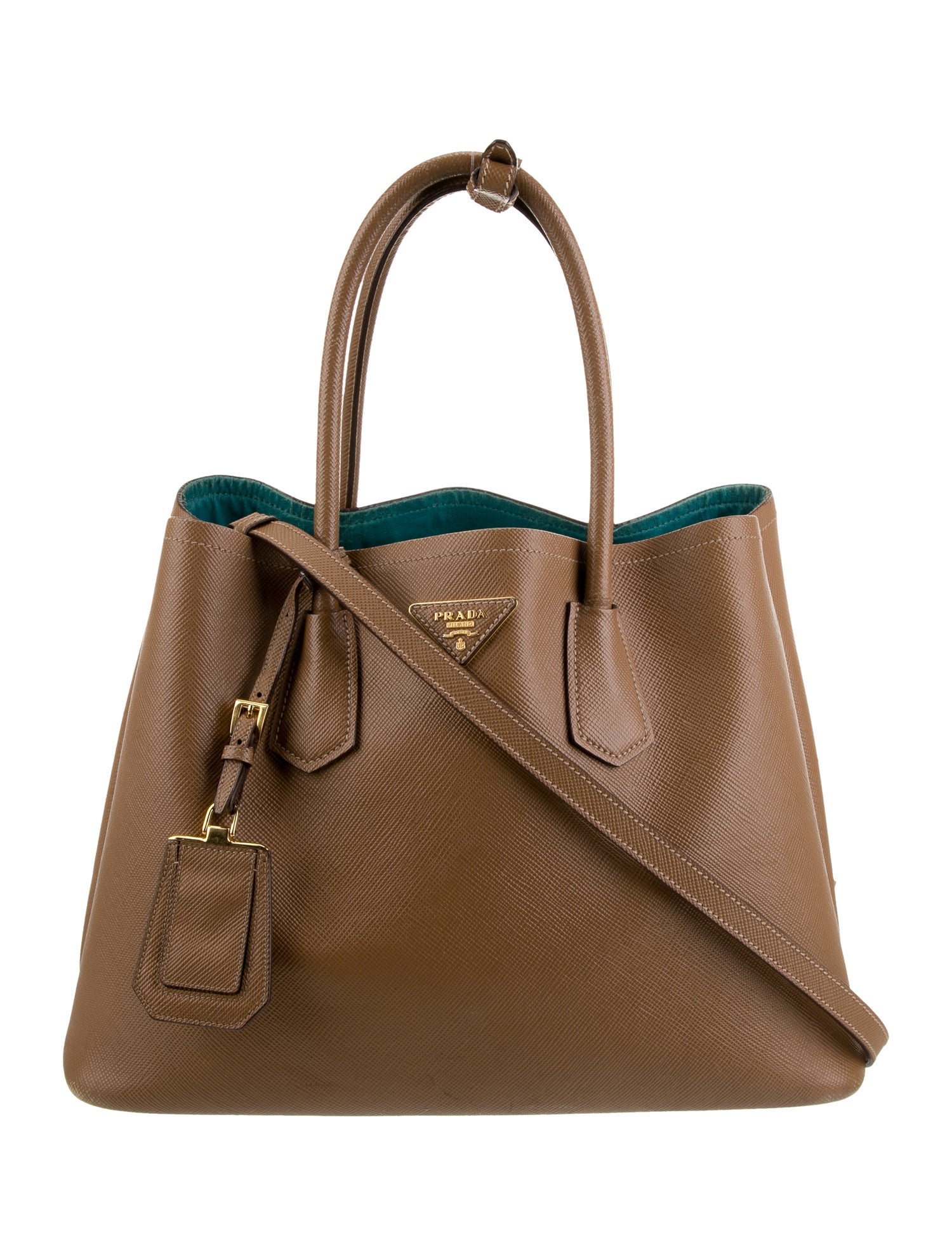 Prada Signature Double Bag Medium