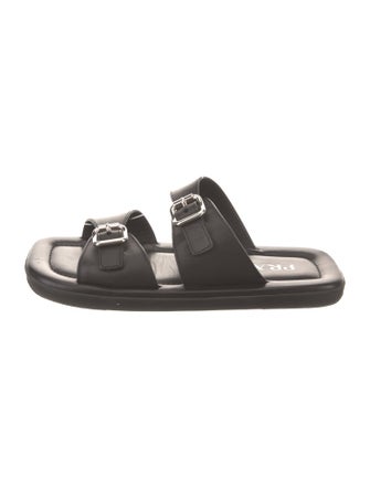 Prada Leather Slides