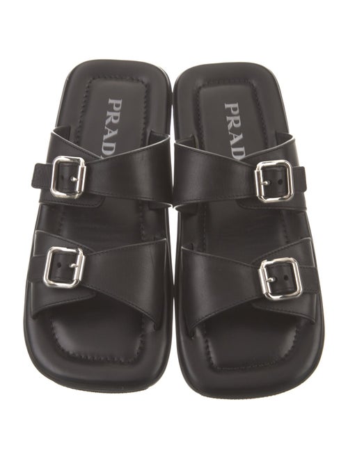 Prada Leather Slides