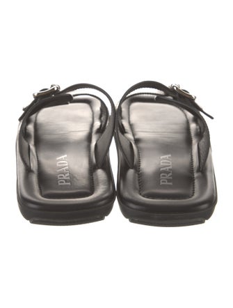 Prada Leather Slides