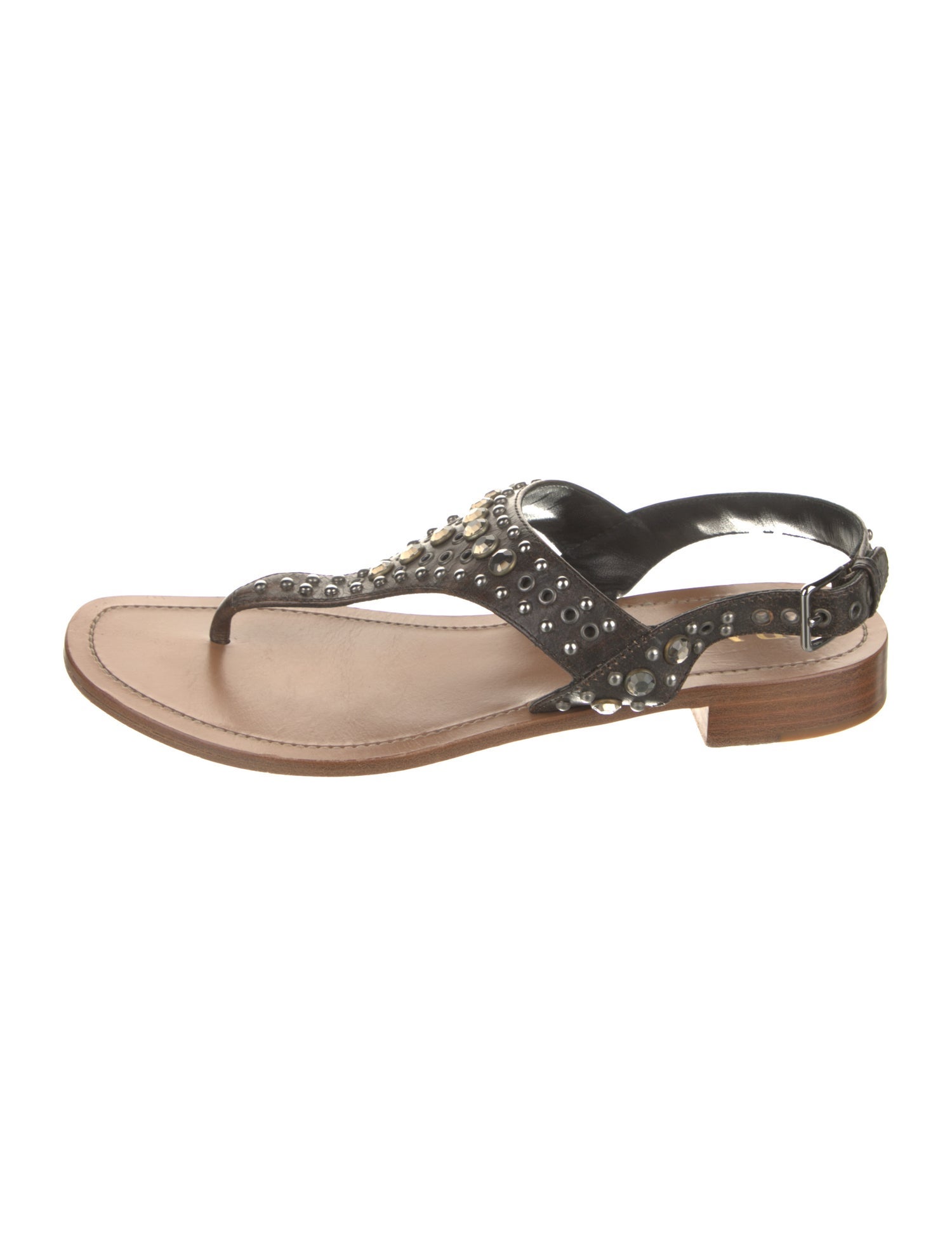 Prada Leather Slingback Sandals