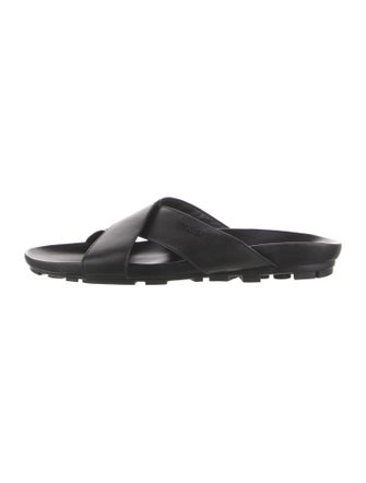 Prada Leather Slides