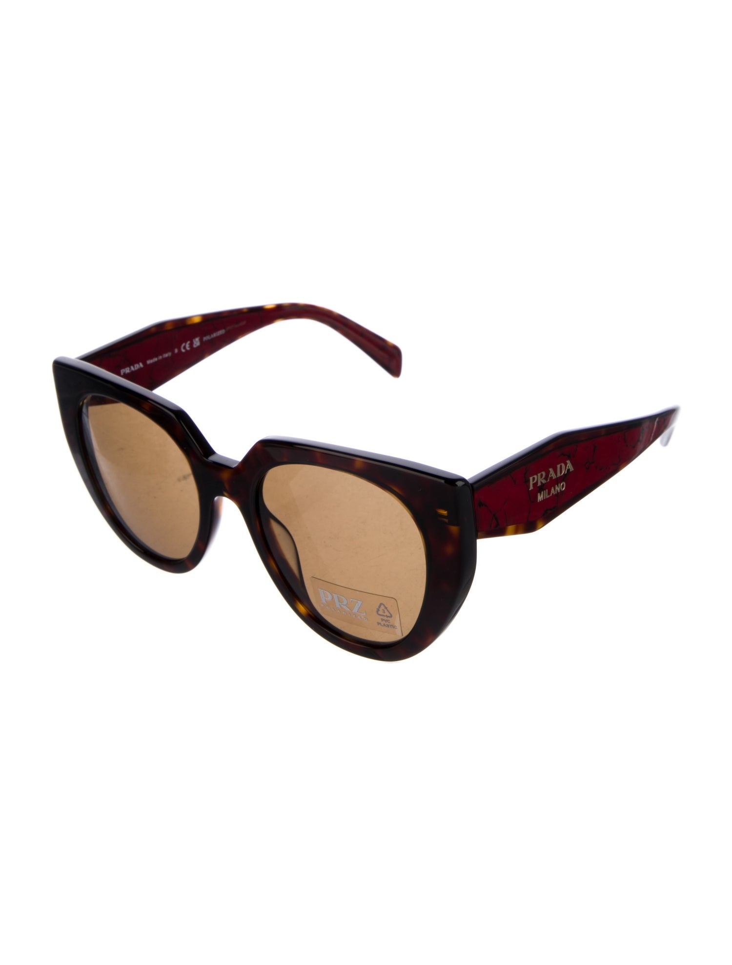 Prada Cat-Eye Tinted Sunglasses