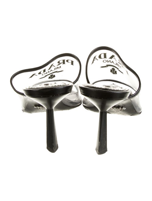 Prada PVC Graphic Print Slides