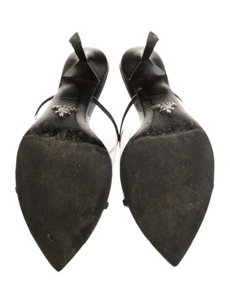 Prada PVC Graphic Print Slides