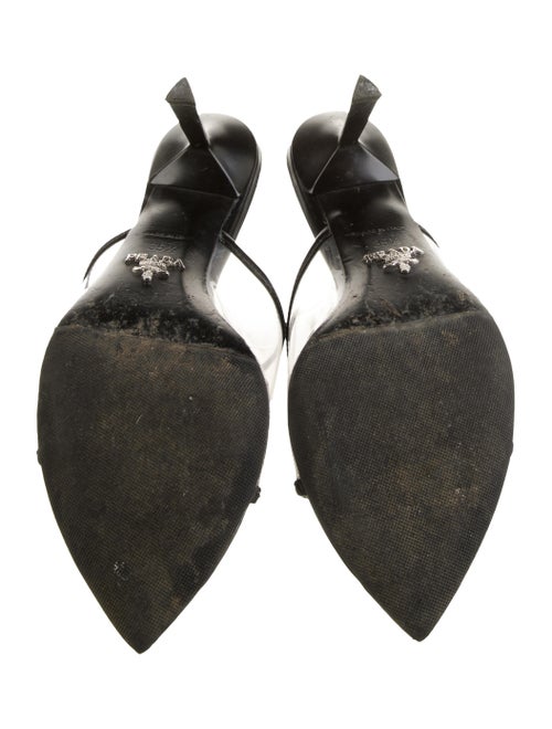 Prada PVC Graphic Print Slides