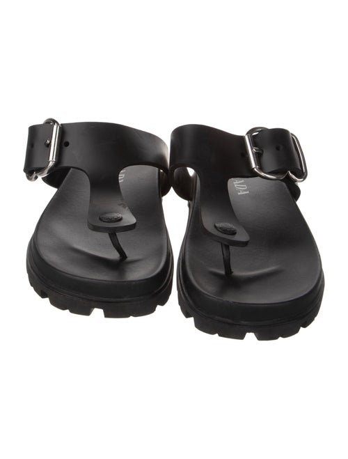 Prada Rubber Flip Flops