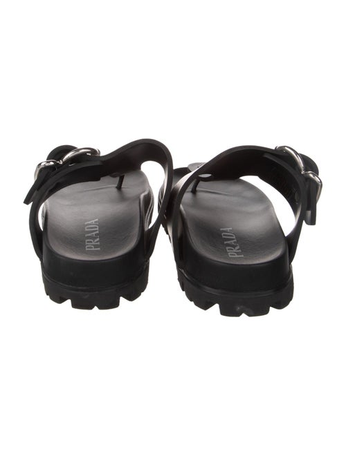 Prada Rubber Flip Flops