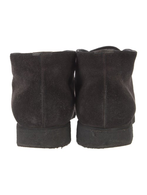 Prada Suede Lace-Up Boots