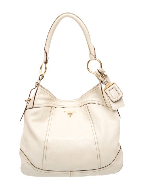 Prada Cervo Leather Hobo