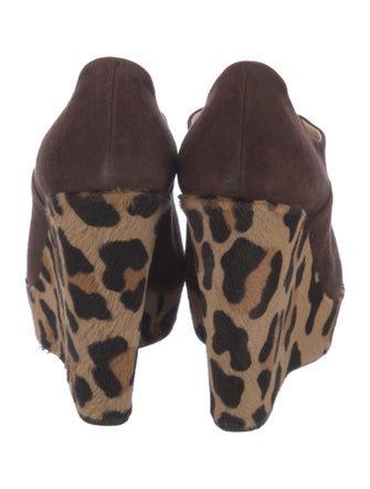 Prada Suede Animal Print Pumps