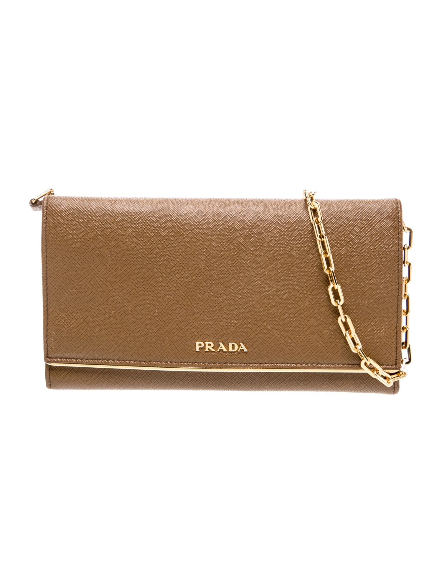 Prada Saffiano Leather Metal